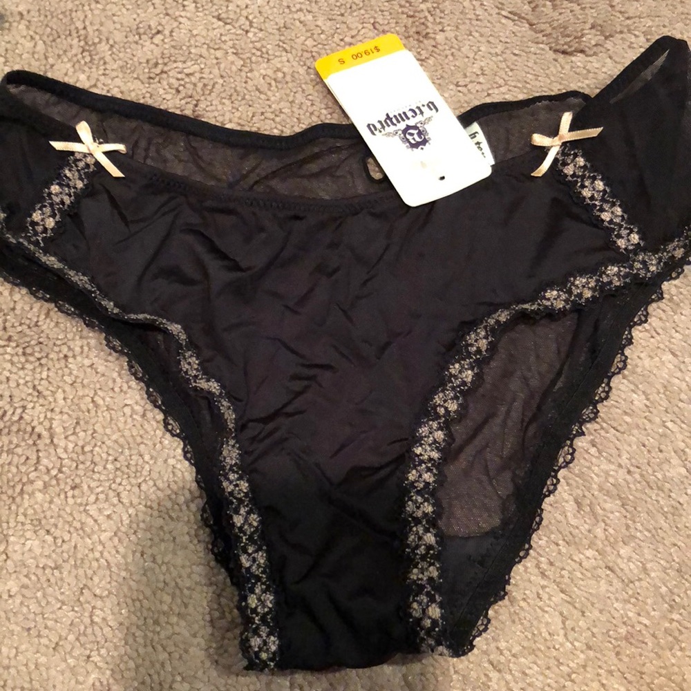 Black sheer panties